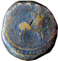 MYSORE,Haidar ali copper ½ paisa
