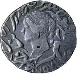 BHARATPUR,Jaswant singh silver rupee