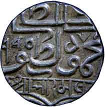 KUTCH,Bharmalji 1 silver ½ rupee