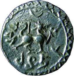 TRIPURA,Vijaya manikya silver tanka