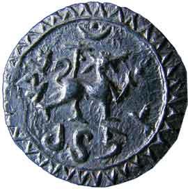 TRIPURA,Vijaya manikya silver tanka
