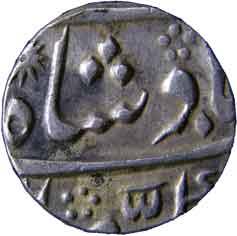 EIC,Bengal Presidency,Shah alam 2 silver ½ rupee