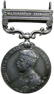 India general service medal silver