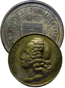 Oxford university athletic club medal bronze