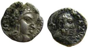 Satavahanas silver (2) vasisthiputra sri pulumavi