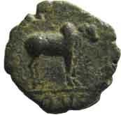 Western kshatrapas chashtana copper 2.0g