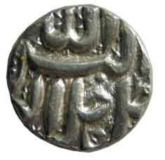 MUGHALS,Akbar silver rupee