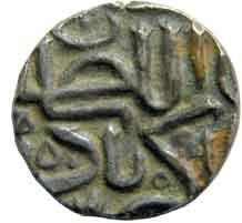 MUGHALS,Akbar silver tanka