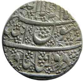 MUGHALS,Shah jahan silver rupee