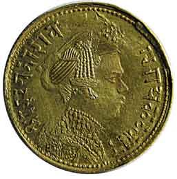 BARODA,Sayaji rao 3 gold mohur