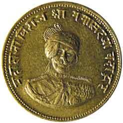 BIKANER,Ganga singh gold nazarana mohur