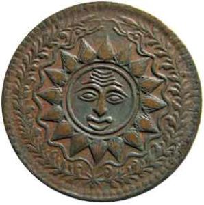 GWALIOR,Madho rao copper ¼ anna