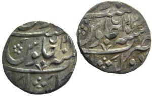 HYDERARABAD,Nizam ali khan silver rupee