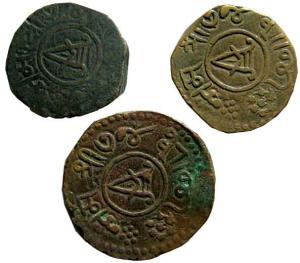 NAWANAGAR,Jaswant singh copper 1-1/2,2 $ 3 dokda