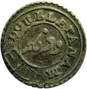 EIC,Madras Presidency,double fanam silver