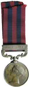 India general service medal silver