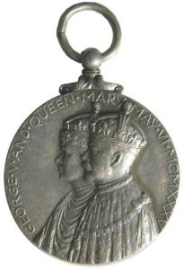 Jubilee medal 1935 of george 5 silver