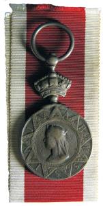 Abyssinian war medal silver