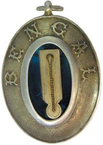 Masonic bengal medal silver