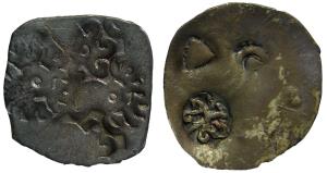 Kashi $ Kosala janapadas silver (2) vimshatika $ karshapana