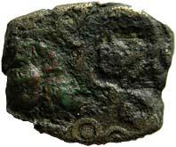 Vanga janapada billon 1.78g,1/2 karshapana