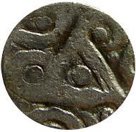 Babyal punch-marked coin silver 1.26g