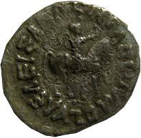 Indo-scythians azes silver drachm 1.92g