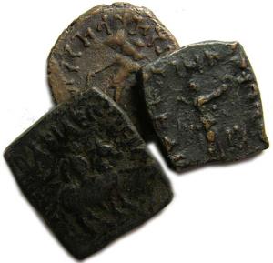 Indo-scythians mixed lot of copper