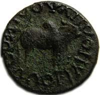 Western kshatrapas rudrasimha 1 potin 2.65g