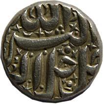 MUGHALS,Akbar silver rupee