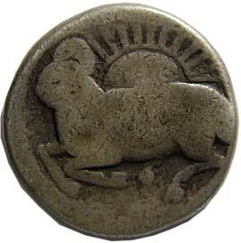 MUGHALS,Jahangir silver zodiacal rupee