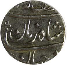 MUGHALS,Muhammad shah silver ½ rupee