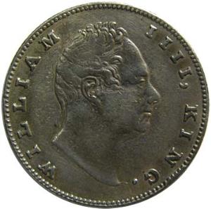 EIC,Uniform Coinage,William 4 silver rupee