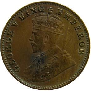 British India,George 5 copper ¼ anna