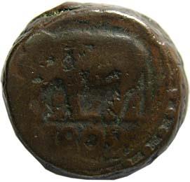 Ceylon copper stuiver 24 to ½ fanam