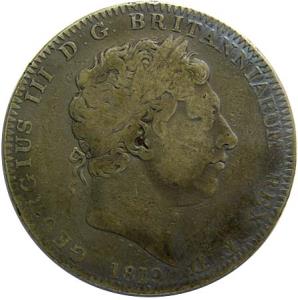 Great Britain george 3 silver crown