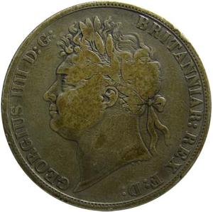 Great Britain george 3 silver crown