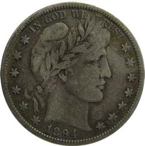 USA silver ½ dollar
