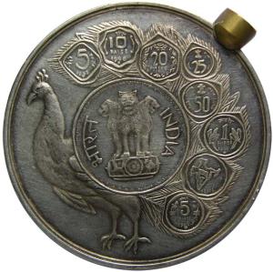 Hyderabad mint token silver