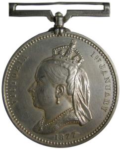 Kaiser-I-hind medal silver