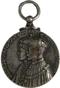 Jubilee medal of george 5 silver