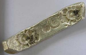 Gandhara janapada silver bent bar