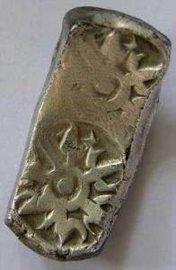 Gandhara janapada silver bent bar