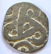 Babyal punch-marked coin silver