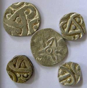 Babyal punch-marked coin silver