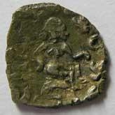 Surashtra janapada silver ¼ karshapana