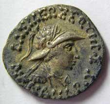 Indo-Greeks menander 1 silver drachm