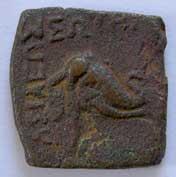 Indo-Greeks menander 1 copper 2.42g