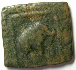Indo-Scythians maues copper 7.06g