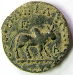 Indo-Scythians azes 1 copper 5.92g